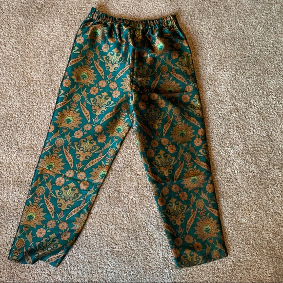 ANTHROPOLOGIE MAEVE Melyssa Jaquard Trouser - Picture 7 of 16
